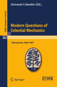 Cover image: Modern Questions of Celestial Mechanics 9783642110535