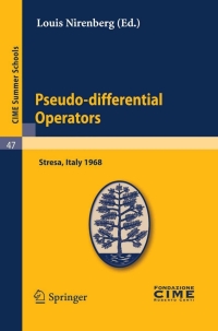 صورة الغلاف: Pseudo-differential Operators 1st edition 9783642110733