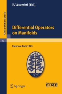 Cover image: Differential Operators on Manifolds 1st edition 9783642111136