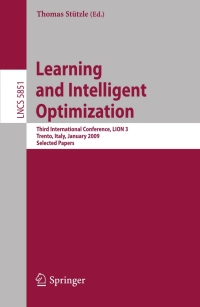 Imagen de portada: Learning and Intelligent Optimization: Designing, Implementing and Analyzing Effective Heuristics 1st edition 9783642111686