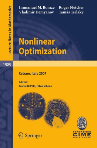 Imagen de portada: Nonlinear Optimization 9783642113383