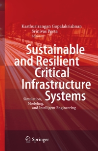 表紙画像: Sustainable and Resilient Critical Infrastructure Systems 1st edition 9783642114045