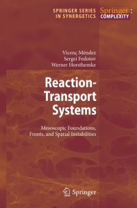 صورة الغلاف: Reaction-Transport Systems 9783642114427