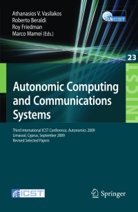 Imagen de portada: Autonomic Computing and Communications Systems 1st edition 9783642114816