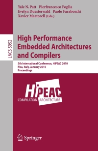 Cover image: High Performance Embedded Architectures and Compilers 1st edition 9783642115158