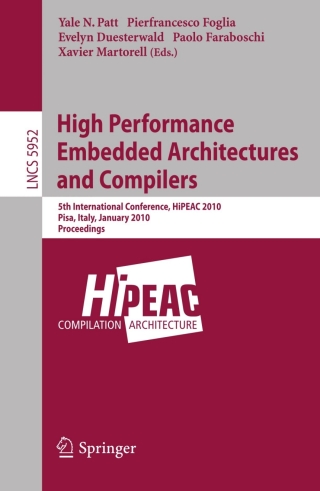 表紙画像: High Performance Embedded Architectures and Compilers 1st edition 9783642115158