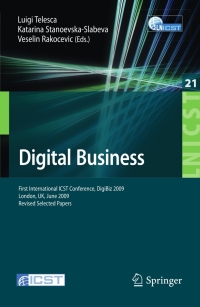 صورة الغلاف: Digital Business 1st edition 9783642115318
