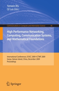 Cover image: High Performance Networking, Computing, Communication Systems, and Mathematical Foundations 1st edition 9783642116179