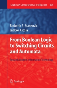 Cover image: From Boolean Logic to Switching Circuits and Automata 9783642116810