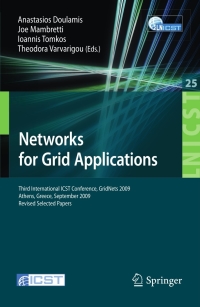 Imagen de portada: Networks for Grid Applications 1st edition 9783642117329