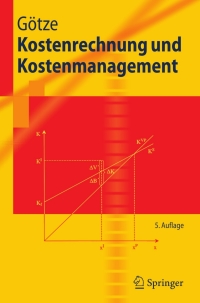 Imagen de portada: Kostenrechnung und Kostenmanagement 5th edition 9783642118234