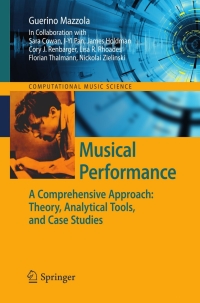 Cover image: Musical Performance 9783642118371