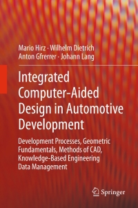 Titelbild: Integrated Computer-Aided Design in Automotive Development 9783642119392