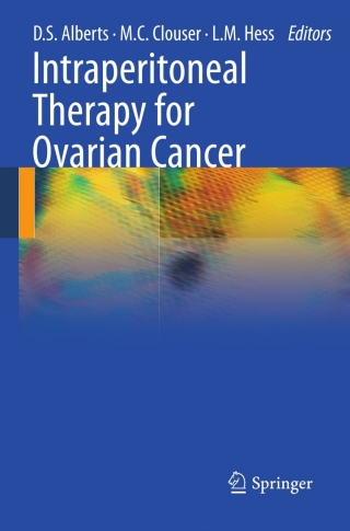 Cover image: Intraperitoneal Therapy for Ovarian Cancer 9783642121296