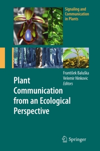 Imagen de portada: Plant Communication from an Ecological Perspective 9783642121616