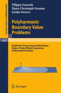 Titelbild: Polyharmonic Boundary Value Problems 9783642122453