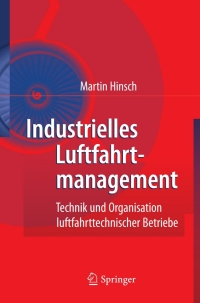 Cover image: Industrielles Luftfahrtmanagement 9783642124884