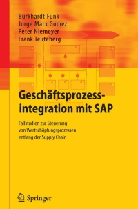 Imagen de portada: Geschäftsprozessintegration mit SAP 9783642337703