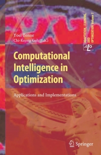 Cover image: Computational Intelligence in Optimization 9783642127748