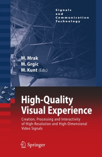 Omslagafbeelding: High-Quality Visual Experience 1st edition 9783642128011