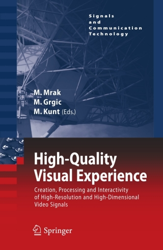 Imagen de portada: High-Quality Visual Experience 1st edition 9783642128011