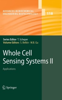 Imagen de portada: Whole Cell Sensing System II 1st edition 9783642128523