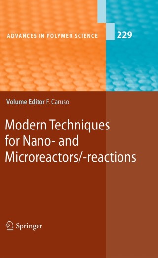 Cover image: Modern Techniques for Nano- and Microreactors/-reactions 1st edition 9783642128721