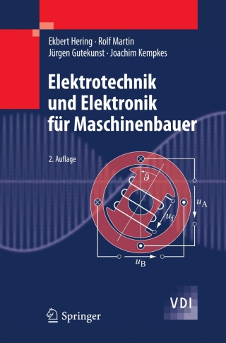 Cover image: Elektrotechnik und Elektronik für Maschinenbauer 2nd edition 9783642128806