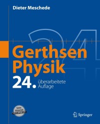 Cover image: Gerthsen Physik 24th edition 9783642128936