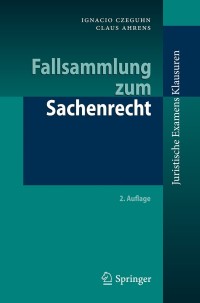 Cover image: Fallsammlung zum Sachenrecht 2nd edition 9783642131387