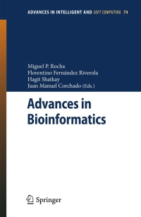 Imagen de portada: Advances in Bioinformatics 9783642132131