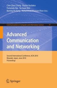 صورة الغلاف: Advanced Communication and Networking 1st edition 9783642134043
