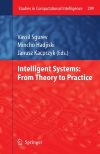 Cover image: Intelligent Systems: From Theory to Practice 1st edition 9783642134272