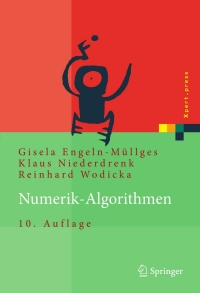 Cover image: Numerik-Algorithmen 10th edition 9783642134722