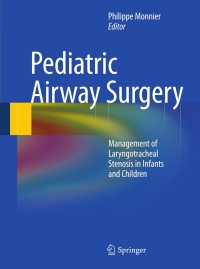 Cover image: Pediatric Airway Surgery 9783642135347