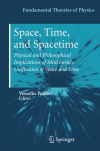 Cover image: Space, Time, and Spacetime 9783642135378