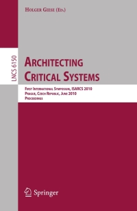 Cover image: Architecting Critical Systems 1st edition 9783642135552