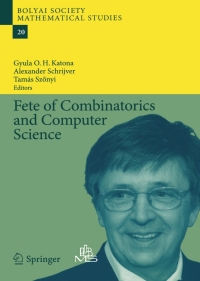 صورة الغلاف: Fete of Combinatorics and Computer Science 1st edition 9783642135798