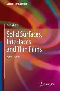 Cover image: Solid Surfaces, Interfaces and Thin Films 5th edition 9783642135910
