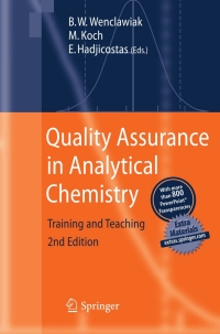 Cover image: Quality Assurance in Analytical Chemistry 2nd edition 9783642448515