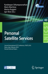 Titelbild: Personal Satellite Services 1st edition 9783642136177