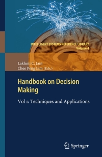 Cover image: Handbook on Decision Making 1st edition 9783642136382