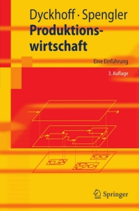 Cover image: Produktionswirtschaft 3rd edition 9783642136832