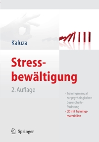 Imagen de portada: Stressbewältigung 2nd edition 9783642137198