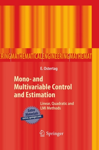 Immagine di copertina: Mono- and Multivariable Control and Estimation 9783642137334