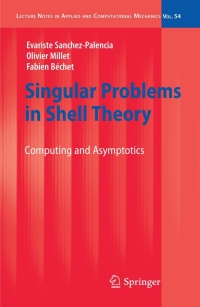 Cover image: Singular Problems in Shell Theory 9783642138140