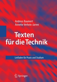 Cover image: Texten für die Technik 9783642138263