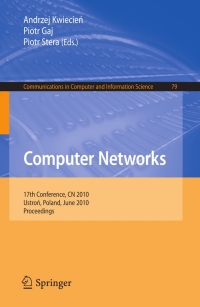Titelbild: Computer Networks 1st edition 9783642138607