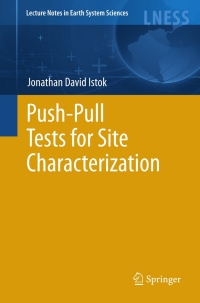 Titelbild: Push-Pull Tests for Site Characterization 9783642139192