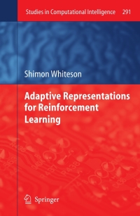 Cover image: Adaptive Representations for Reinforcement Learning 9783642139314